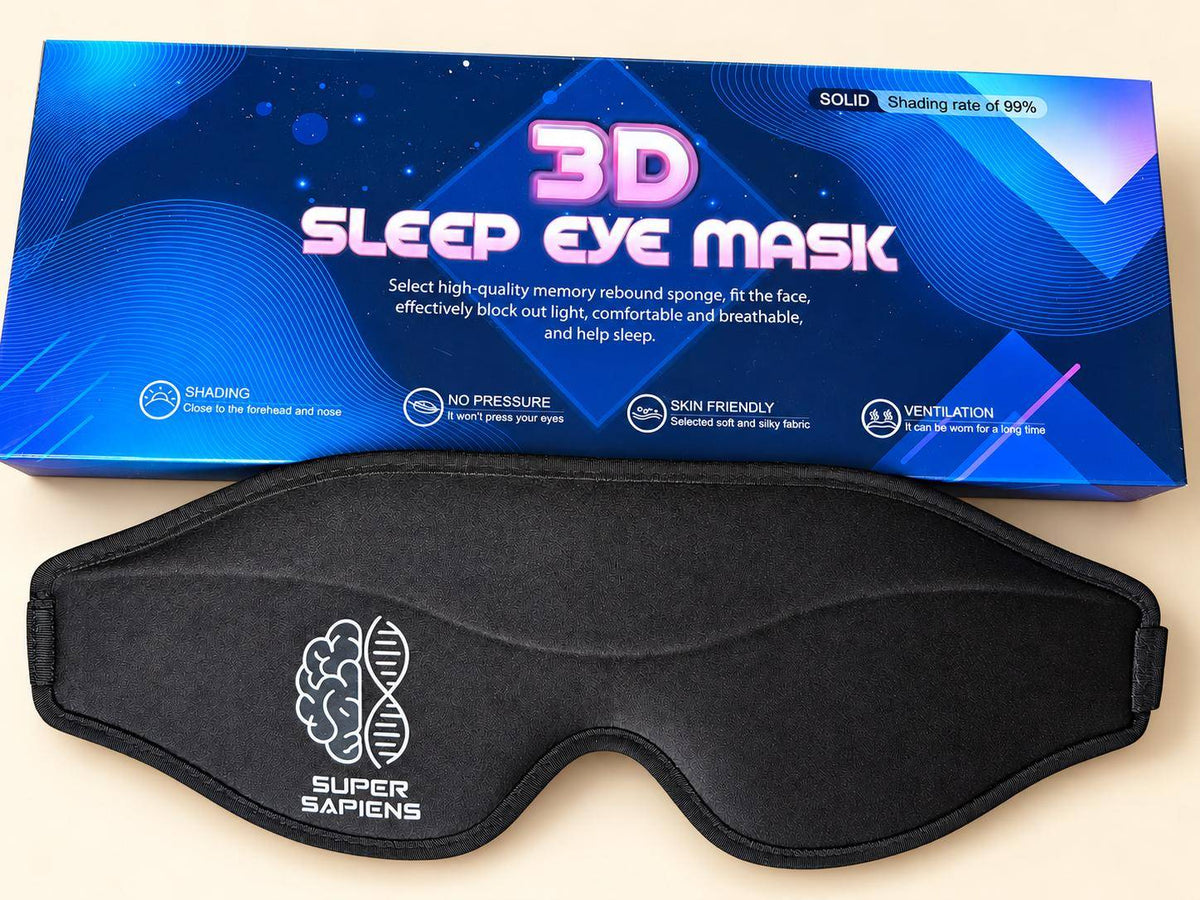 Máscara de Dormir de Seda de Caseína