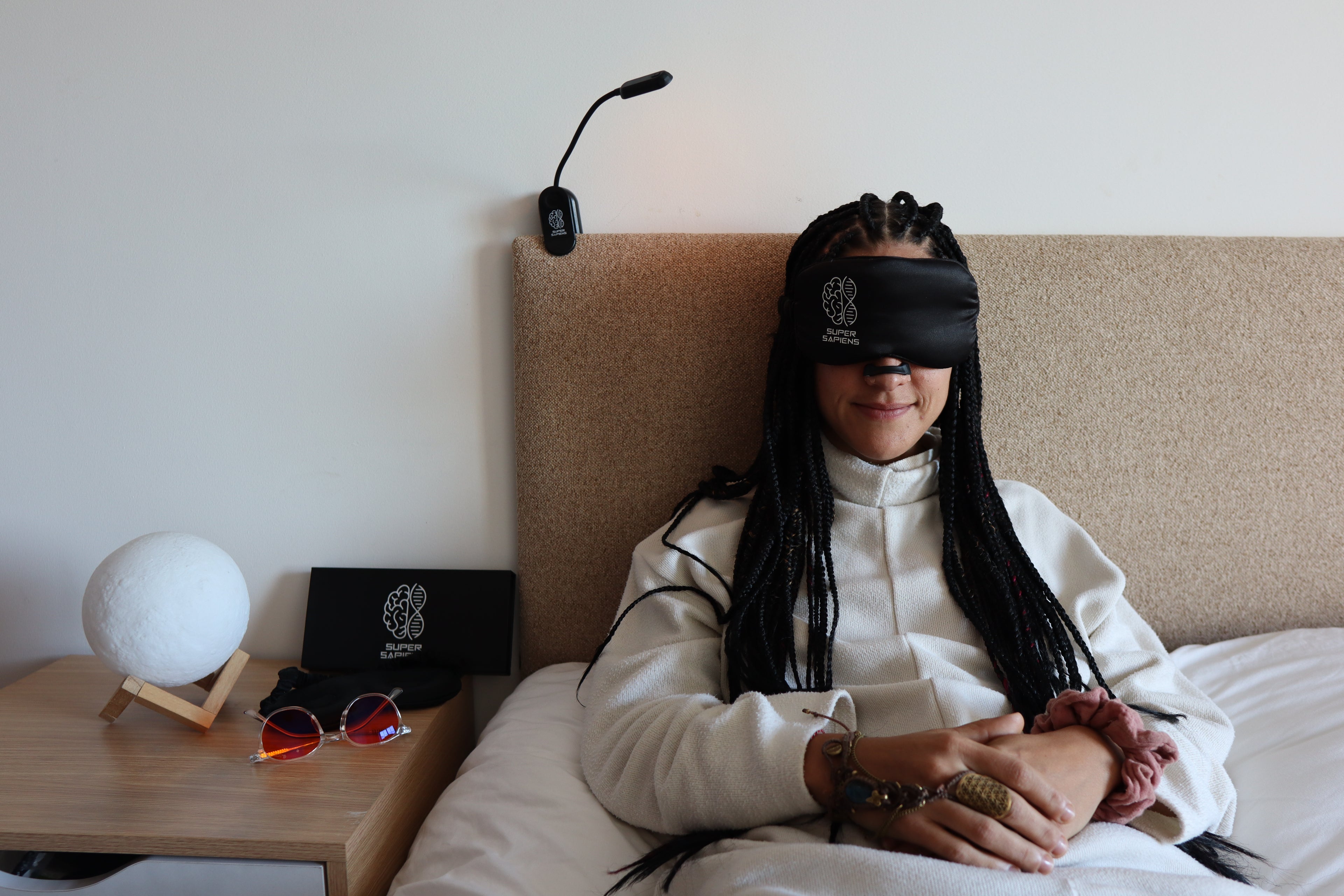 Máscara para dormir de Seda de Amoreira