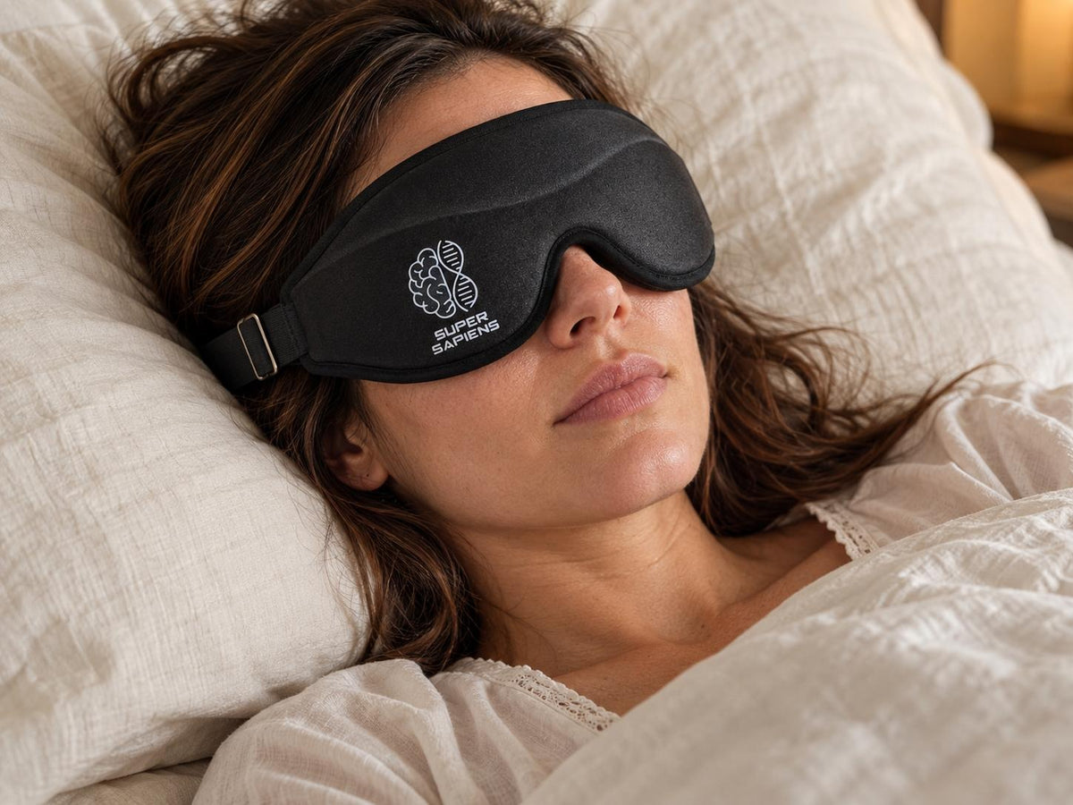 Máscara de Dormir de Seda de Caseína